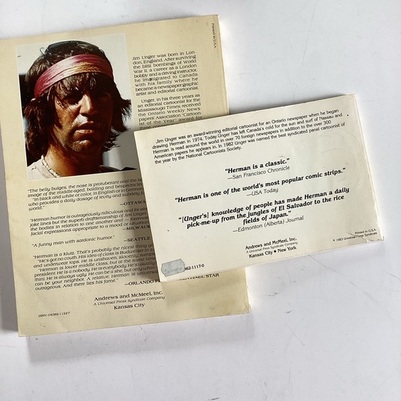 HERMAN comic books by Jim Unger (shelf 1) - Picture 3 of 4